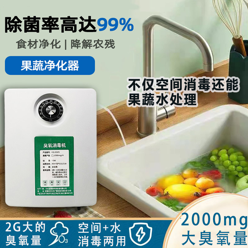 2000mg臭氧果蔬解毒机多功能活氧机除农药消毒机净化器杀菌发生器