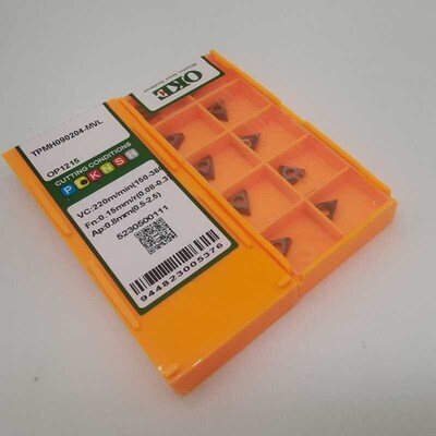 数控刀片 精镗刀刀片TPMH090204MVL J1215三菱同款 加工不锈钢
