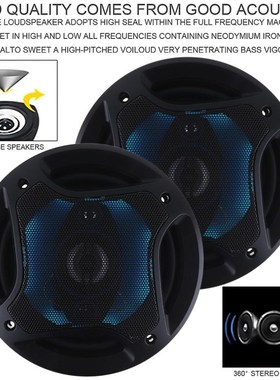 2pcs/lot 6.5 Inch 180W 3 Way CAar Hifi Loud Speaker Coaxial