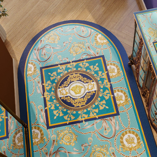 轻奢欧式入户门皮革n地垫免洗防水防油家用门厅垫脚垫长方形地毯