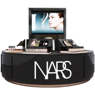 玻璃展示柜化妆品美o容院产品陈列展台展柜K创意个性货架展示架定