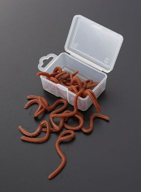 极速Worms Earthworm Worm Lifelike BFaits Fake Lures Earthwor