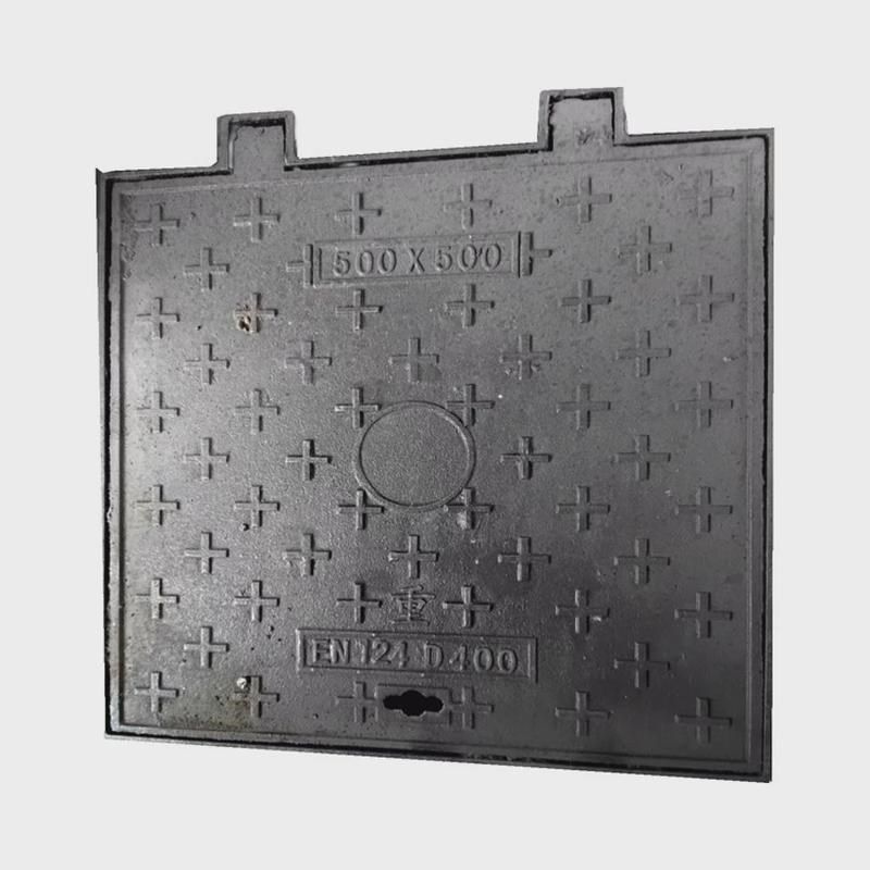 方形球墨铸铁井盖E600s球墨铸铁方形井盖B125雨污水井盖排水沟盖