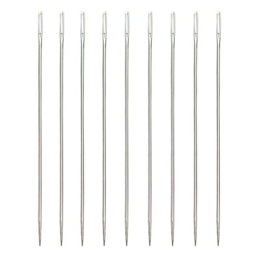 不锈钢缝纫针大眼手缝针刺绣K针尖头针缝被针