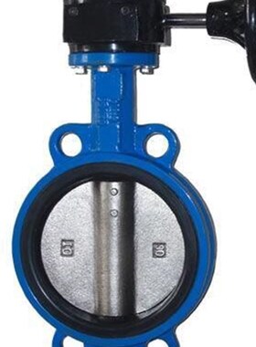 。涡轮对夹式蝶阀 D371oX-16 铸铁涡轮蝶阀 DN50 65 80 100 150