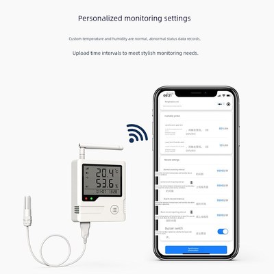温室温度计湿度计o手机远程监控实时监控计算机机房温度报警