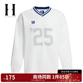 HIGH NFL联名2025年秋季 新款 SEASON 男装 卫衣宽松V领纯棉舒适上衣