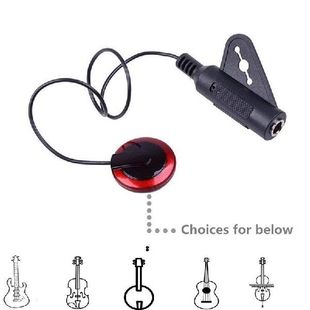 Microphone Mic Pickup 极速2Pcs GuitarZ Contact for Vio Piezo