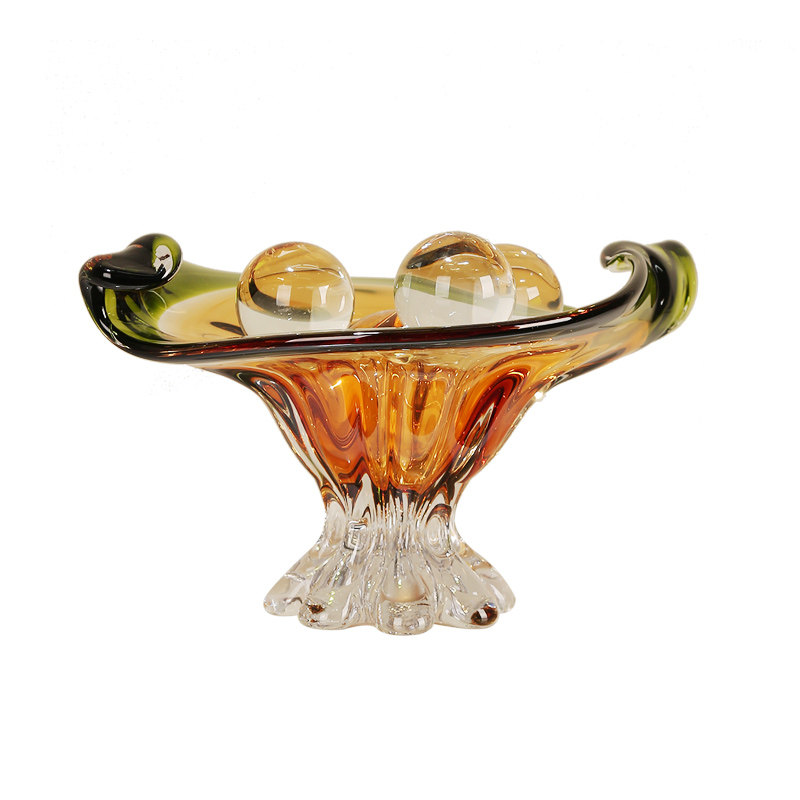 现代轻奢琉璃果盘艺术摆件客厅茶几餐桌样板O房收纳果篓干果盘装,家居饰品,果盘/果篓,淘宝优惠券,粉丝福利购,淘宝优惠卷