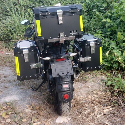 适用于TaR300铝合金三箱HJ300-3A尾箱侧箱PLUS边箱快拆改装后备箱