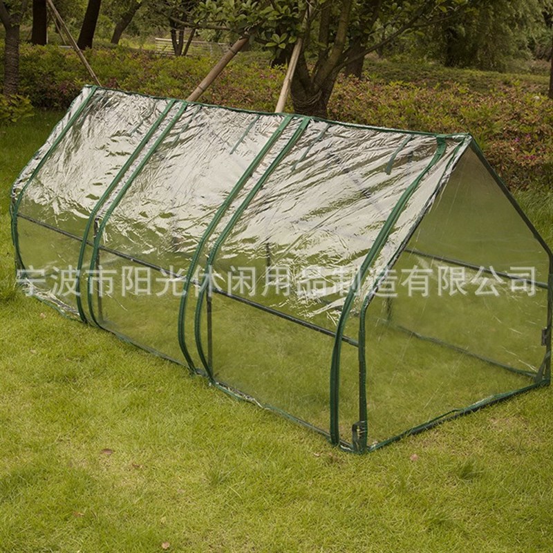 多肉防雨防冻花棚暖房阳台绿植温室大H棚骨架家用小型包塑遮阳花