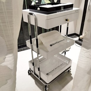 原创轻奢高端小推车美容r院专用工具车皮肤管理会所架子木质置物