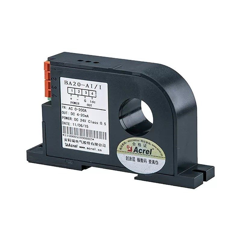BA20-/I直接接入电流传感器输x入0-200A输出4-20mA供电24V