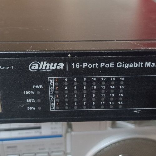 16口千兆poe交换机  DH-S3100C-Z16GT2