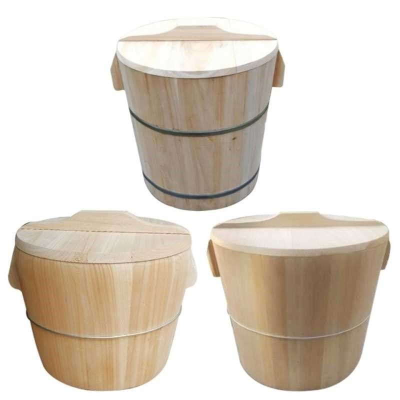 蒸饭木桶木制手工无胶杉木蒸笼饭桶厨房K家用商用餐厅木桶甄子饭,餐饮具,筷子盒,淘宝优惠券,粉丝福利购,淘宝优惠卷