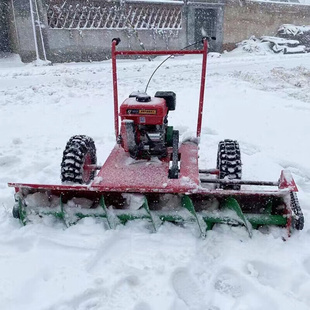 厂家物业除雪机自走式 自动燃油抛雪机手 铲雪机小型清雪机手推式