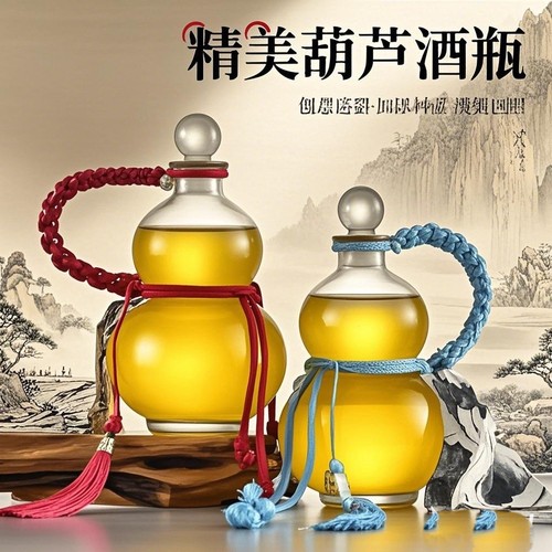 国风葫芦酒瓶加厚手提款