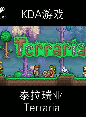 steam正版 泰拉瑞亚 全新白号 Terraria 多人联机  游戏 现货秒发