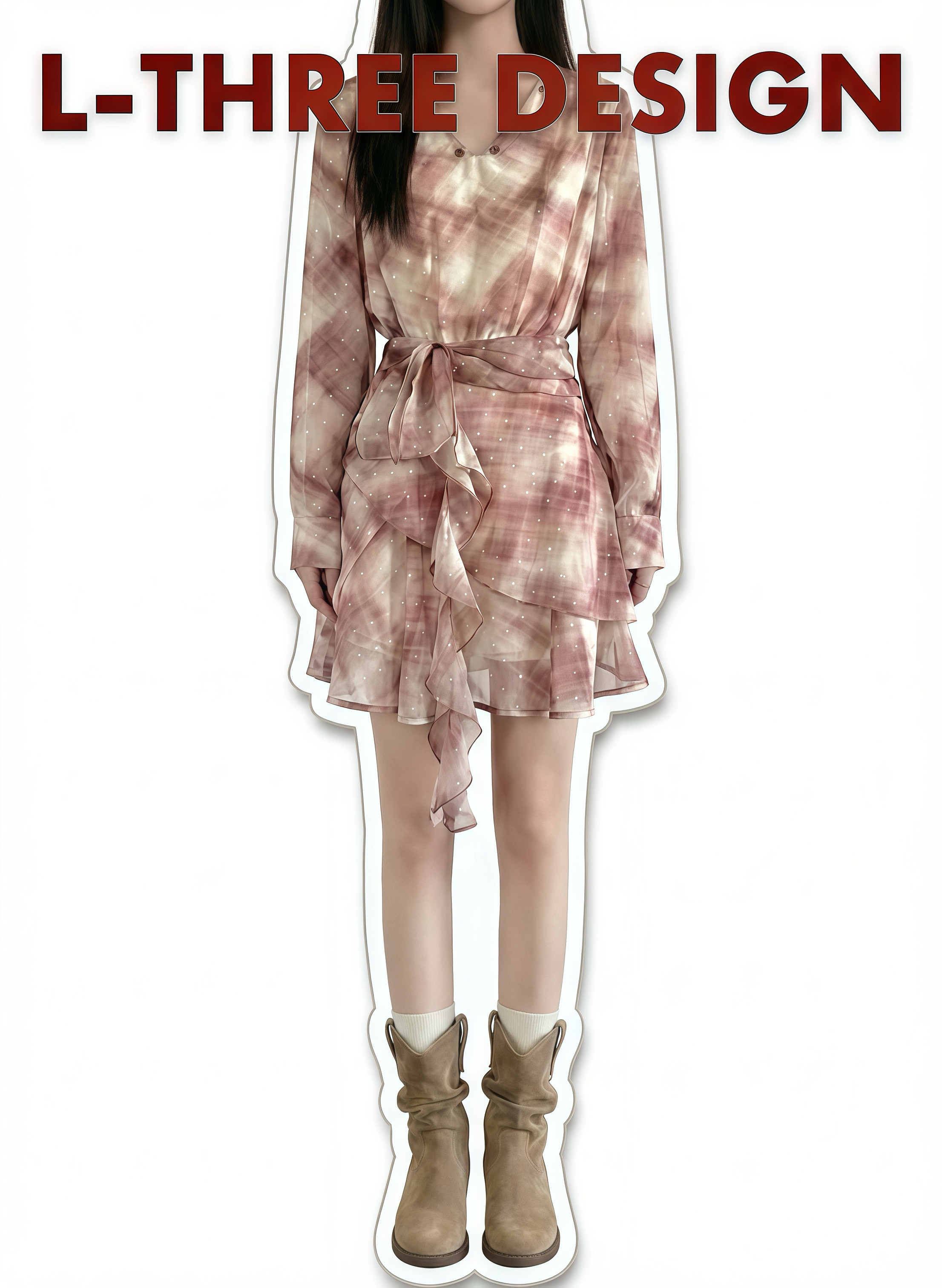 L-THREE『城市猎人』原创款！不一样的绑带连衣裙