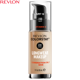 露华浓(Revlon)持久水润24小时保湿遮瑕控油粉底液不脱妆bb霜