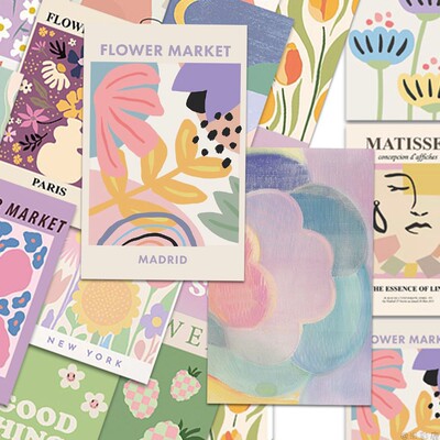 DanishPastel丹麦粉贴纸