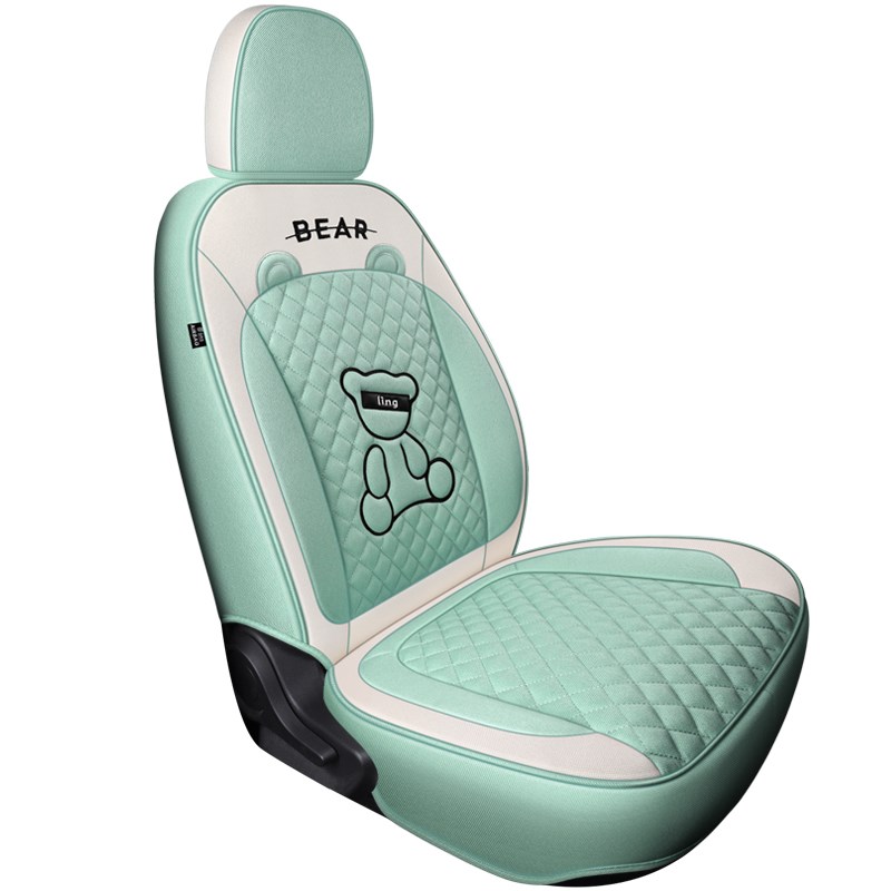 适用于欧拉黑猫白猫IQ专用汽车座套D22新款R1坐垫卡通可爱内饰改