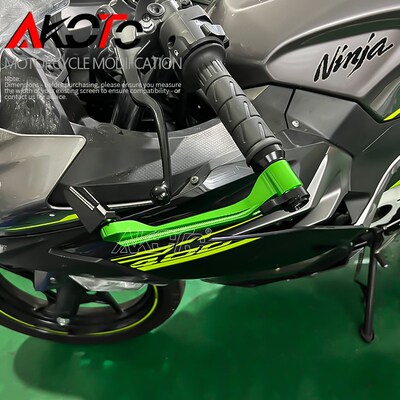 适用川崎忍者NINJA ZqX4RR ZX4R牛角护手防摔护弓竞技弓改装配件