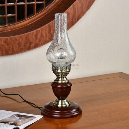 Vintage Table Lamp American Style FRetro LED Lighting Fixtur