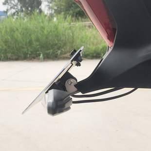 适用春风250SR牌照架改装短尾改装牌照L架改装车牌架 短尾牌照架