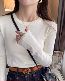 【甜甜专享】圆领针织衫~ 软糯基础打底衫