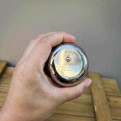 小怪兽加厚实心304不锈钢茶杯白酒杯烈酒杯子酒具烈酒盏防摔