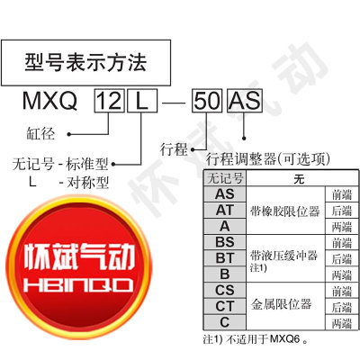 气动滑台气缸MX/Q6/8/12-10A/20A/30A40A/500A/75A/10AS BS L