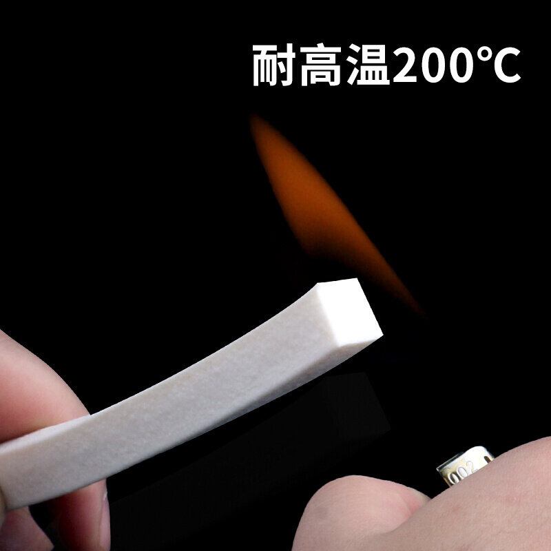 整卷硅胶发泡条方条耐高t温防滑弹性真空抗压海绵门窗密封条隔音