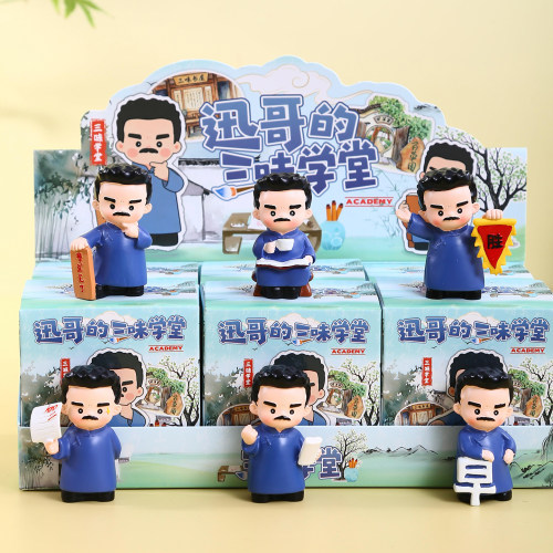 鲁迅文创纪念品盲盒摆件伴手礼物