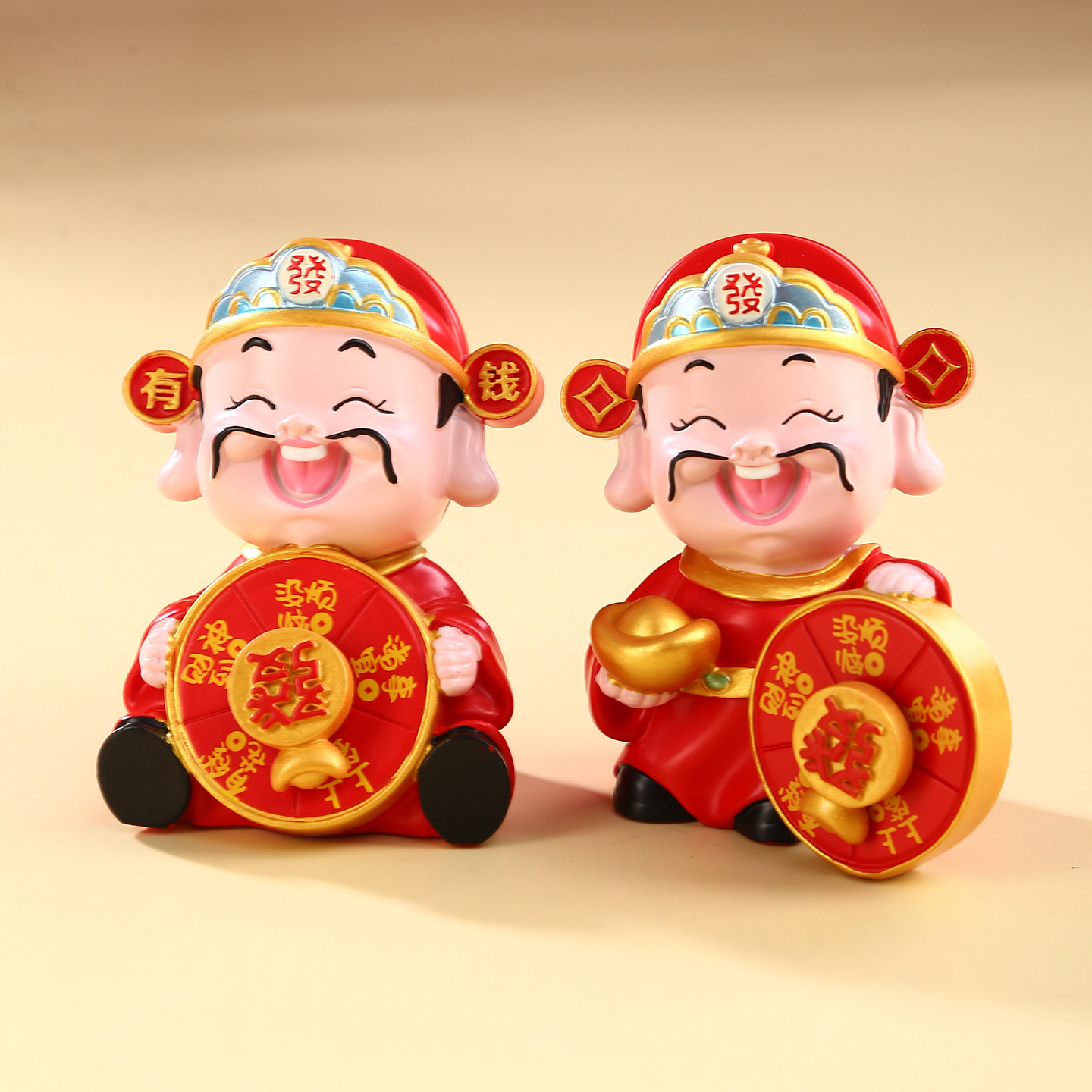 财神桌面招财小摆件入户门玄关装饰品新年吉祥物创意礼品春节礼物,家居饰品,桌面摆件,淘宝优惠券,粉丝福利购,淘宝优惠卷