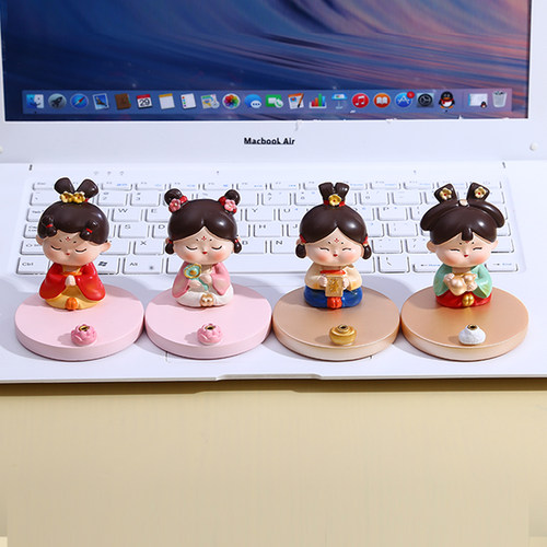 西安文创唐仕女手机支架特色礼品