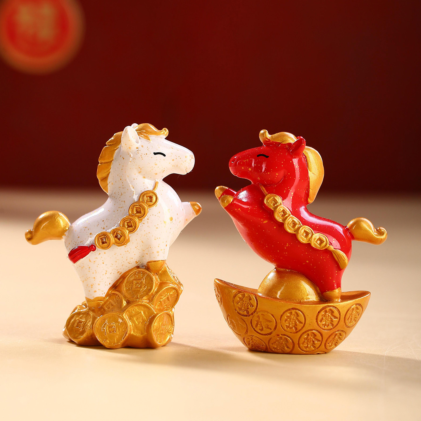 2026马年伴手礼小马摆件装饰礼品