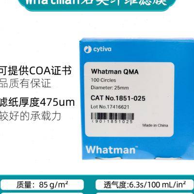 Whatman QMA石英纤维滤膜1851025047090865 空气采样PM2510