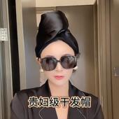 超强吸水～双层高端缎面干发帽女速干加厚包头干发巾擦头发毛巾