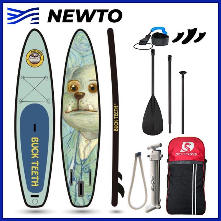 充气划水板水上浆板全碳桨充气立式桨板