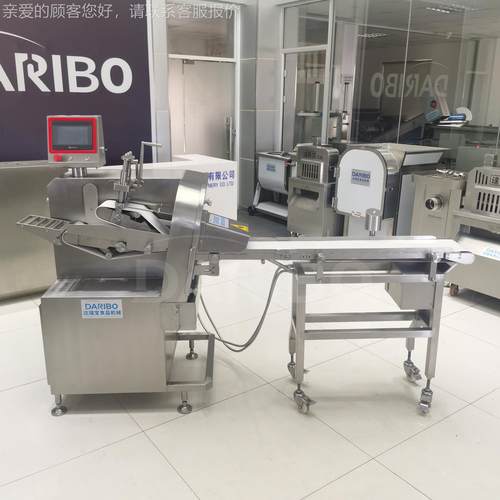 L家奶牛酪 芝士切XWT片机厂直销输送带式肉片机 微冻肉全自动切片