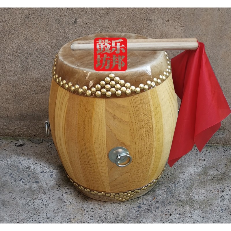 6.5寸高音鼓战鼓黄牛皮鼓椿木锣鼓戏曲川堂鼓道士鼓京剧团戏剧鼓