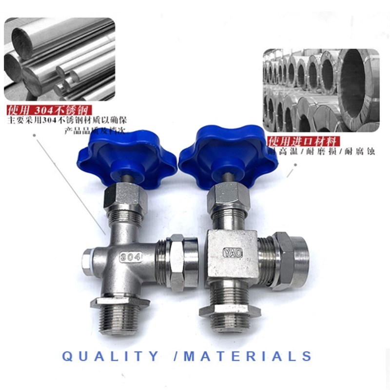 304不锈钢f液位考克阀JX29W丝扣考克液位计水位计考克针型截止阀