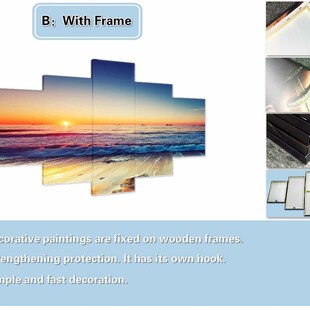 5 Panels Angkor Wat Modevrn Wall Art  Wall Decor Home Decora