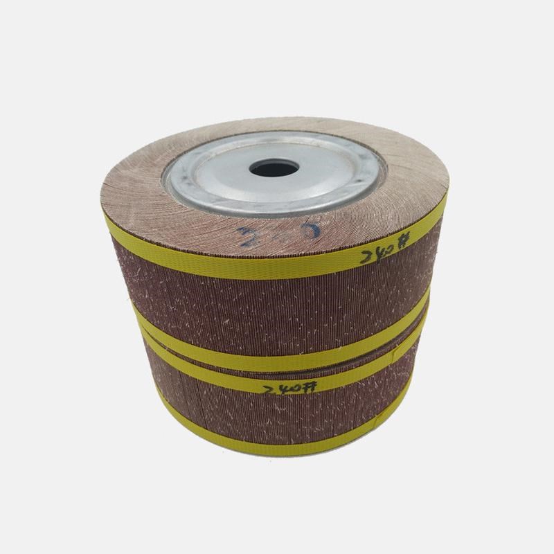 千叶轮250*80*32千页轮250*100*32抛L光砂布轮卡盘砂纸磨轮 千页