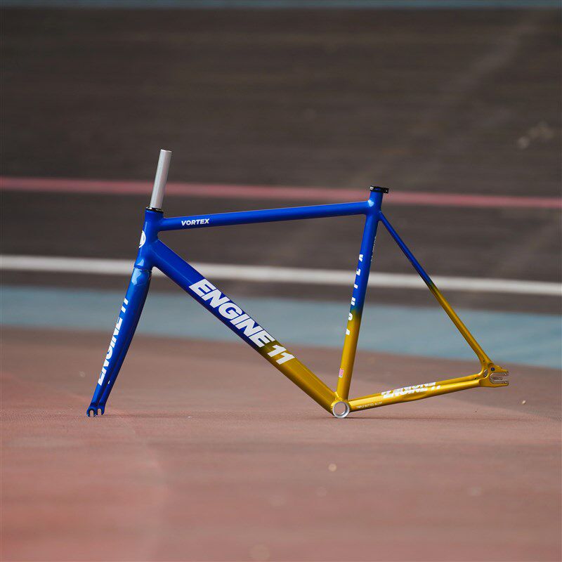 @自行车引擎11 2023涡旋固定死飞P场地单速自行车框架