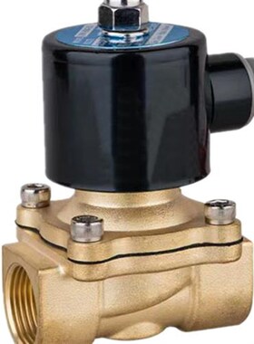 常闭电磁阀水阀气阀2W200r-20控制阀DN20开关阀6分电磁阀 220V 24