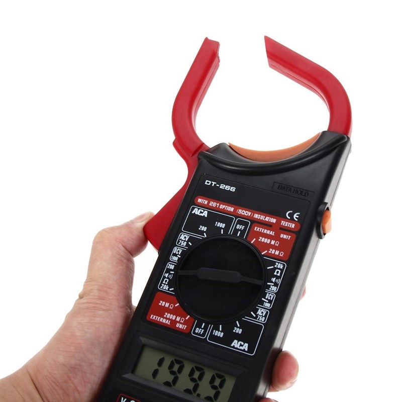 DT-266 Digital Amper Clamp Meter Multimeter NCVS Current Cla