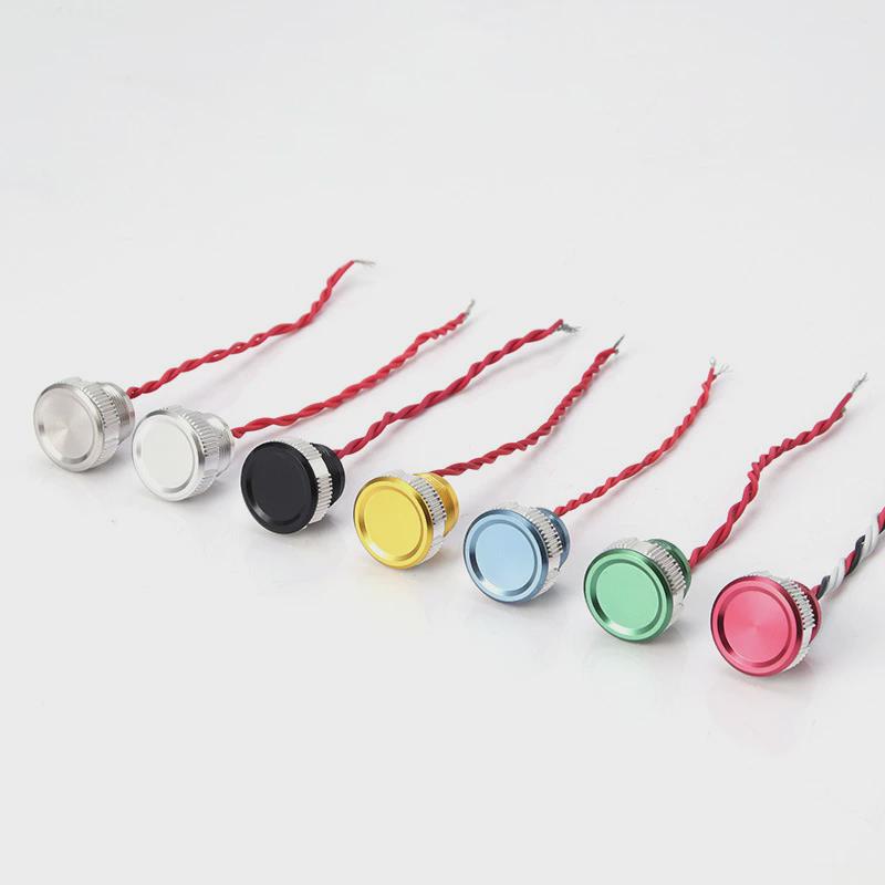 cmp按a钮开关mx19触摸式金属压电ip68防水开关复位自锁不带灯西普