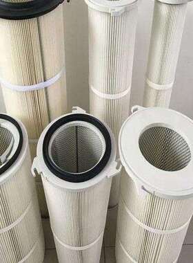 速发抛丸机除尘滤筒脉冲q式除尘滤芯喷砂机PTFES覆膜滤筒粉尘滤芯